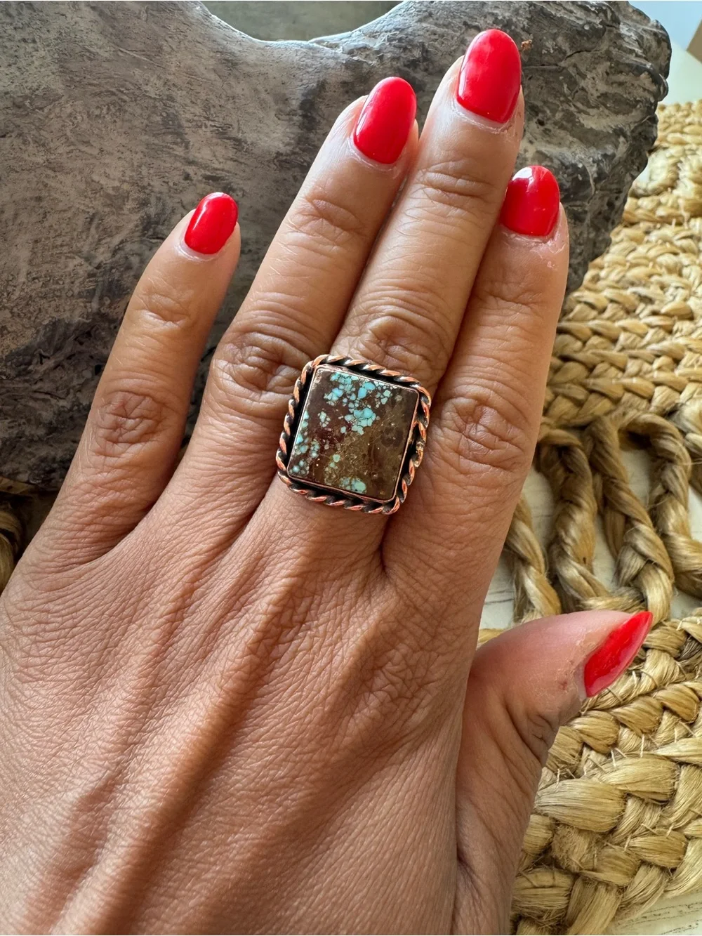 GENUINE NUMBER 8 COPPER RING
